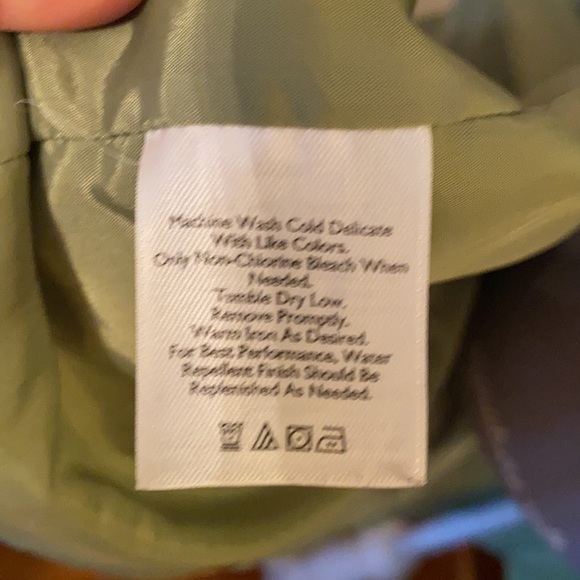 ‼️NWOT Eddie Bauer green lined trench/rain coat size XL‼️ - Picture 5 of 8